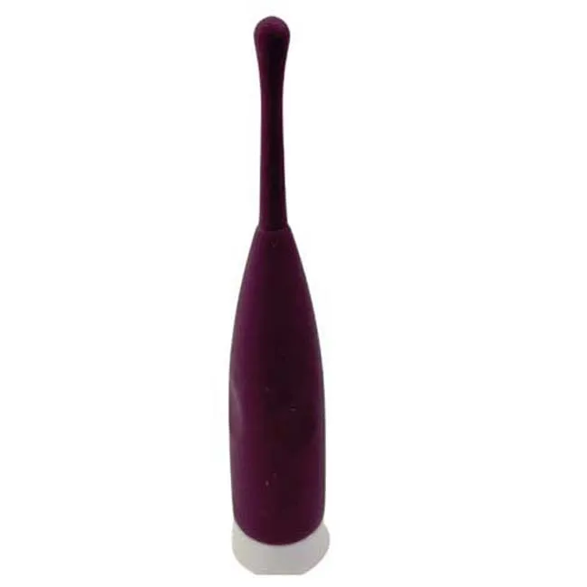 Lang silikonflørting stimulerende klitoris g spot nippel orgasme vibrator